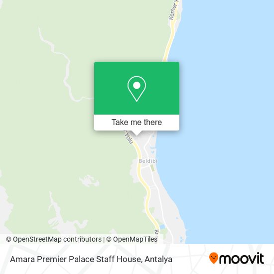 Amara Premier Palace Staff House map