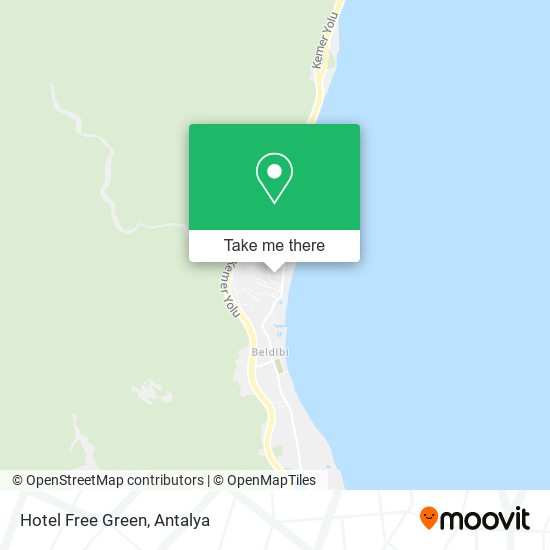 Hotel Free Green map