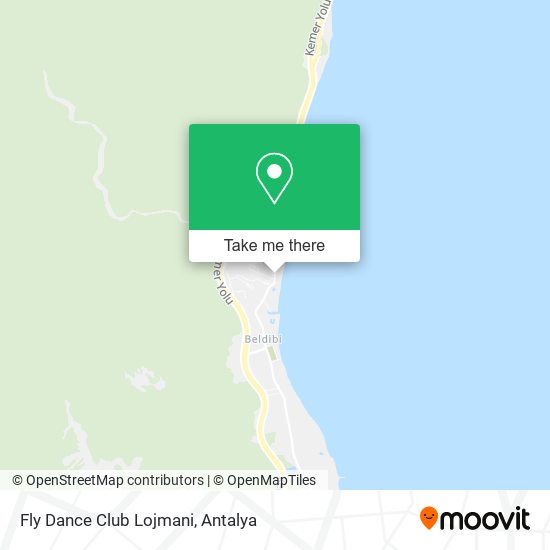 Fly Dance Club Lojmani map