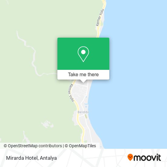 Mirarda Hotel map