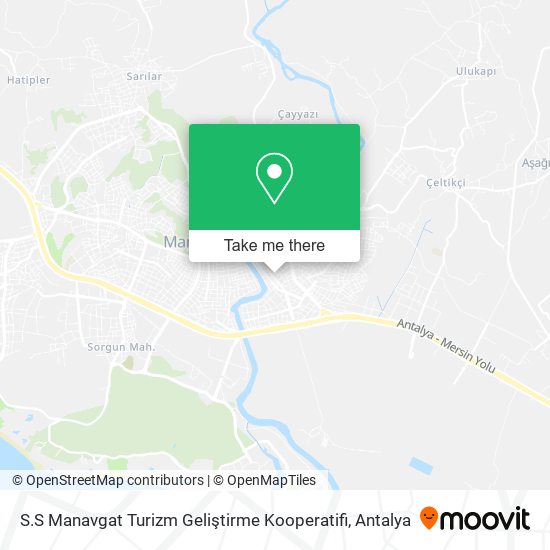 S.S Manavgat Turizm Geliştirme Kooperatifi map