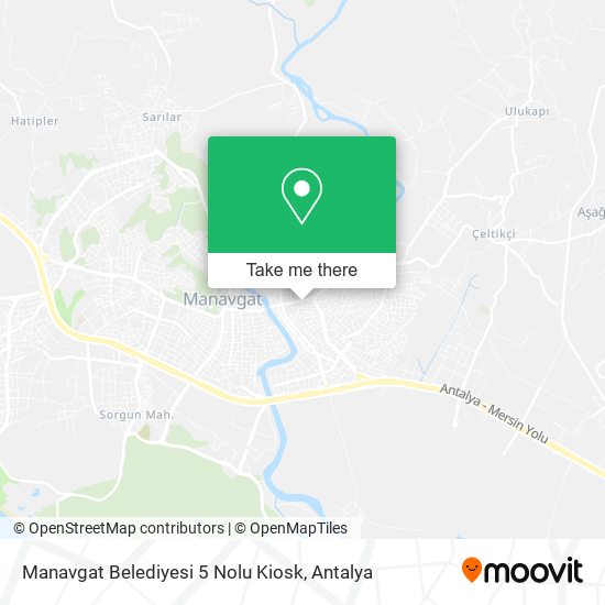 Manavgat Belediyesi 5 Nolu Kiosk map