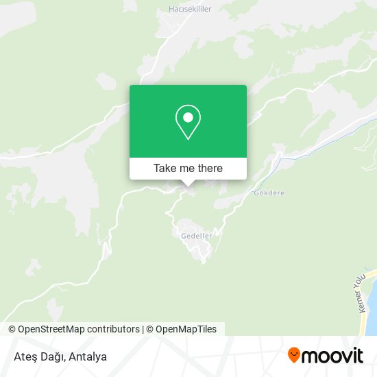Ateş Dağı map