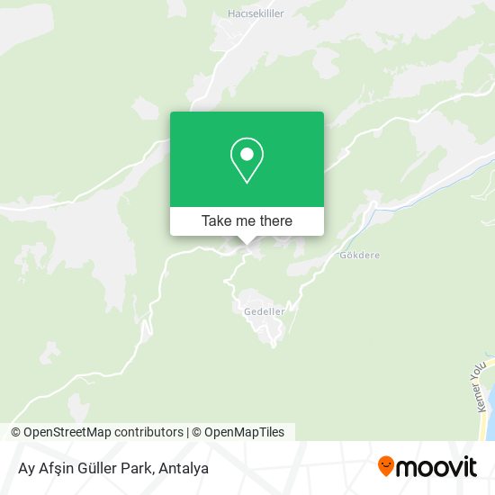 Ay Afşin Güller Park map