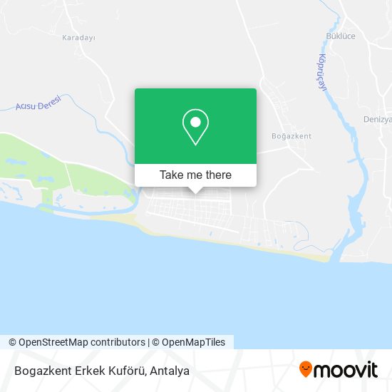 Bogazkent Erkek Kuförü map