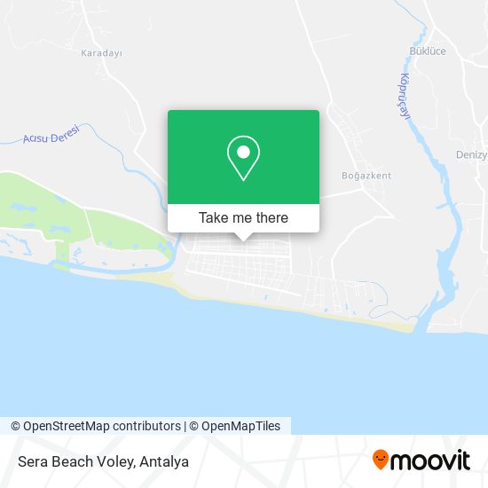 Sera Beach Voley map