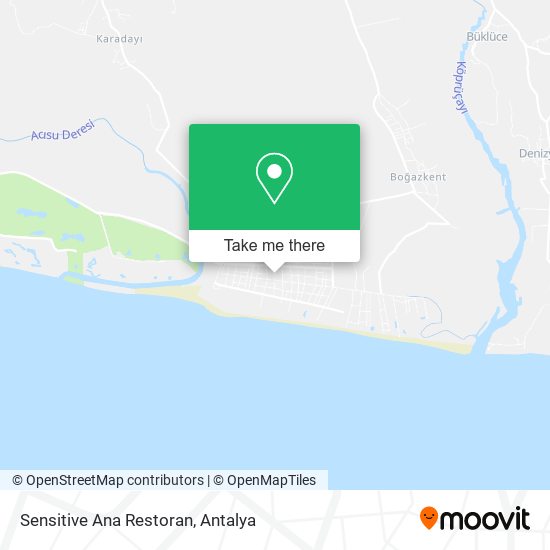 Sensitive Ana Restoran map