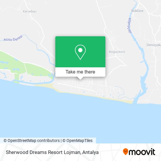 Sherwood Dreams Resort Lojman map