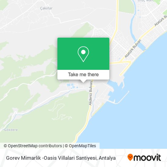 Gorev Mimarlik -Oasis Villalari Santiyesi map
