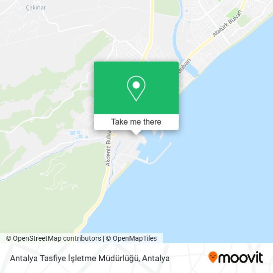 Antalya Tasfiye İşletme Müdürlüğü map