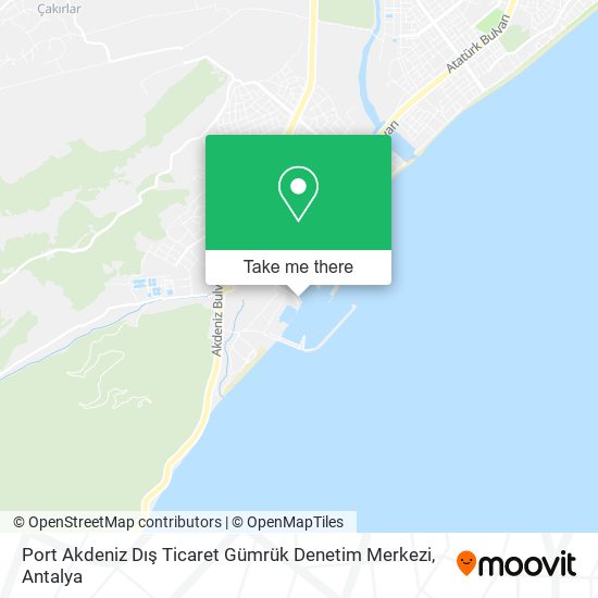 Port Akdeniz Dış Ticaret Gümrük Denetim Merkezi map