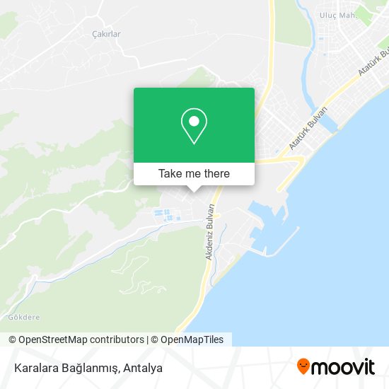 Karalara Bağlanmış map