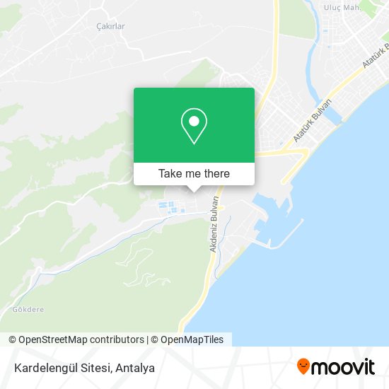 Kardelengül Sitesi map