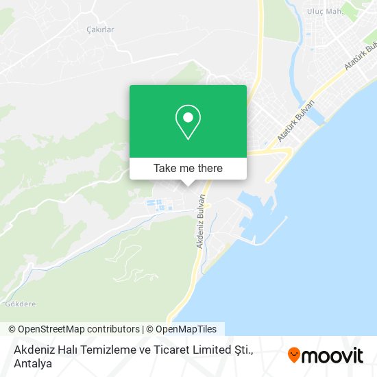 Akdeniz Halı Temizleme ve Ticaret Limited Şti. map