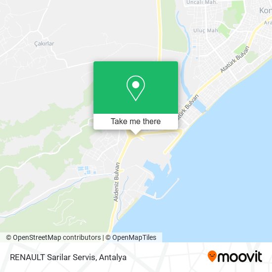 RENAULT Sarilar Servis map