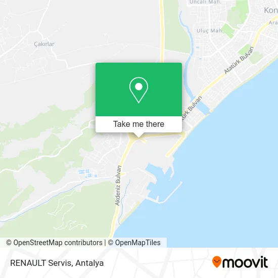 RENAULT Servis map