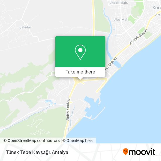 Tünek Tepe Kavşağı map