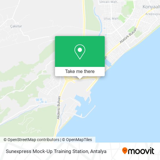 Sunexpress Mock-Up Training Station map