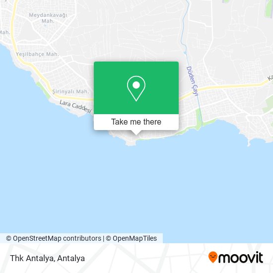 Thk Antalya map