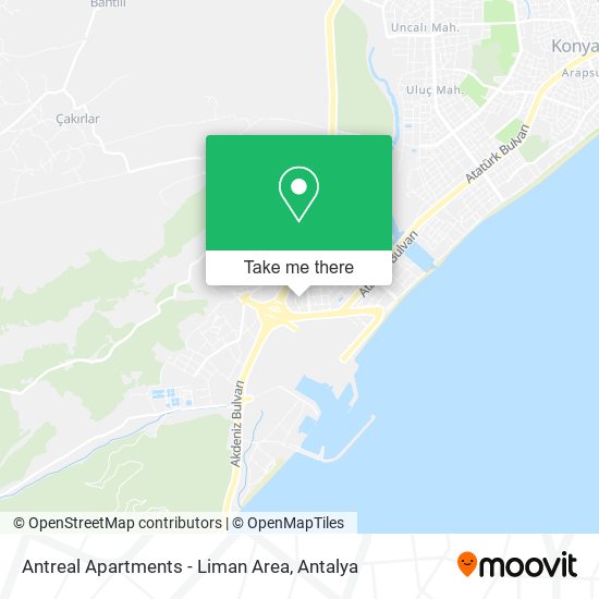 Antreal Apartments - Liman Area map