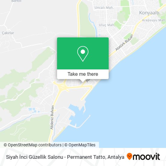 Siyah İnci Güzellik Salonu - Permanent Tatto map