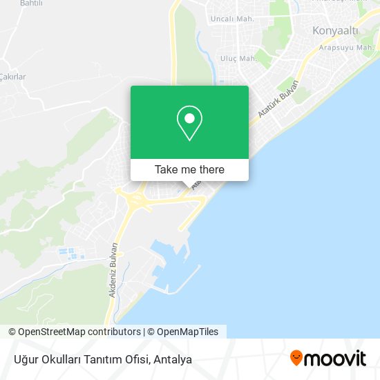 Uğur Okulları Tanıtım Ofisi map