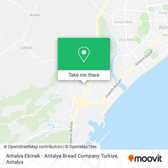 Antalya Ekmek - Antalya Bread Company Turkiye map