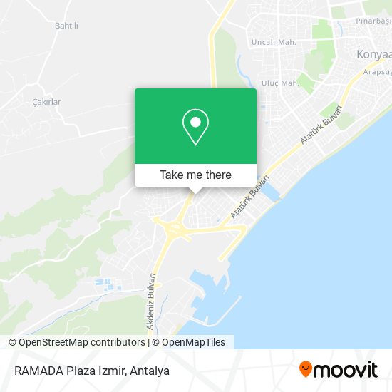 RAMADA Plaza Izmir map