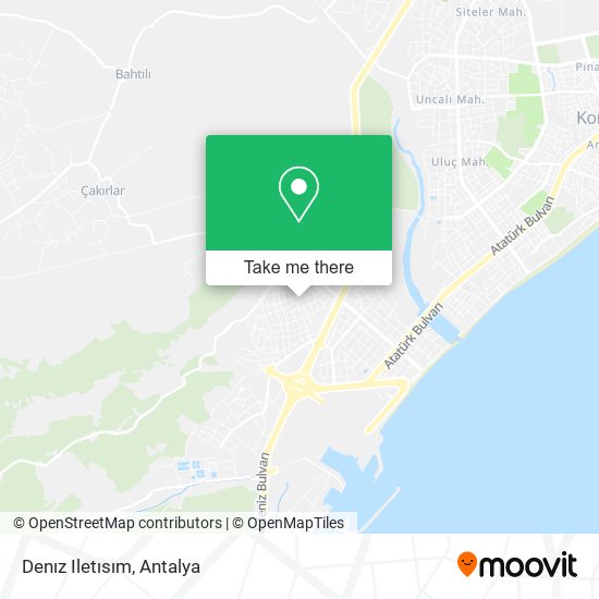 Denız Iletısım map