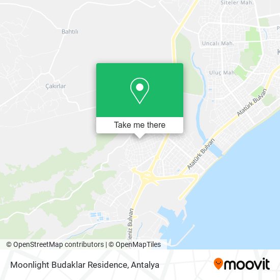 Moonlight Budaklar Residence map