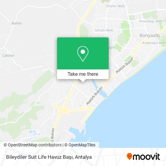 Bileydiler Suit Life Havuz Başı map