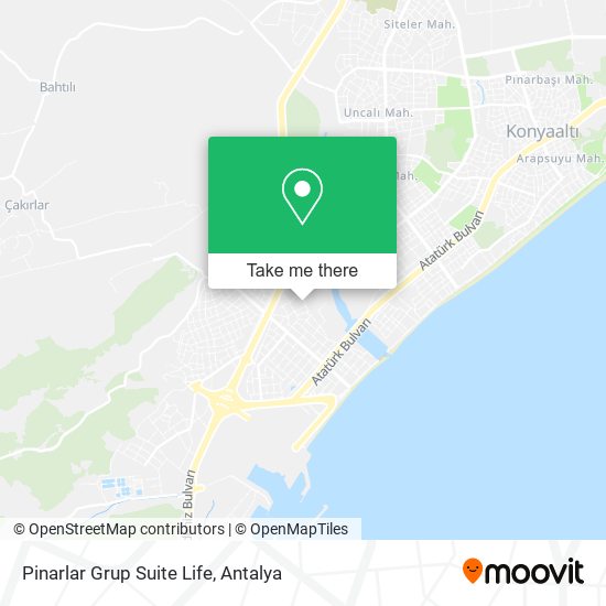 Pinarlar Grup Suite Life map