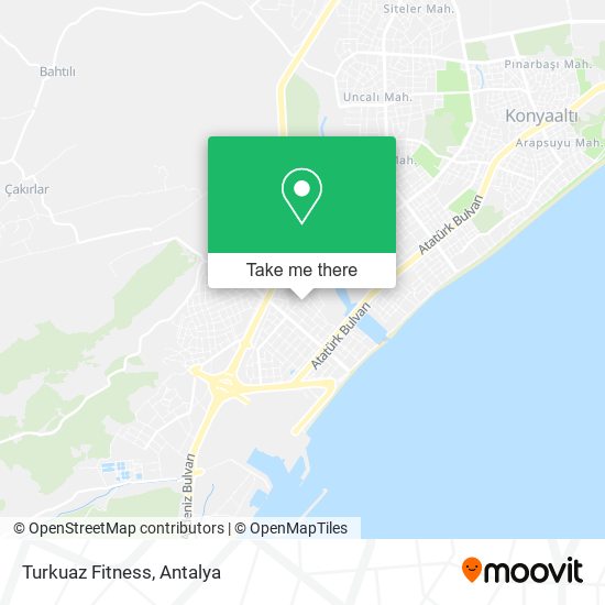 Turkuaz Fitness map