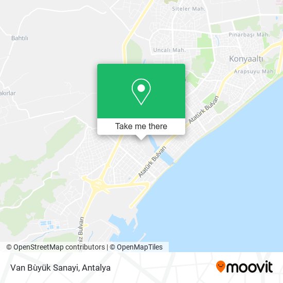 Van Bùyük Sanayi map