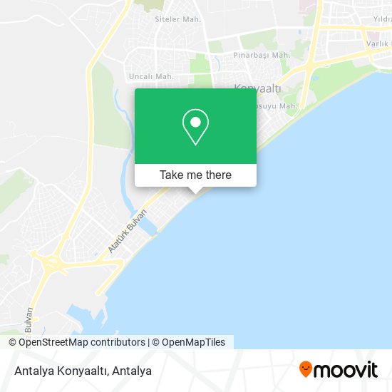 Antalya Konyaaltı map