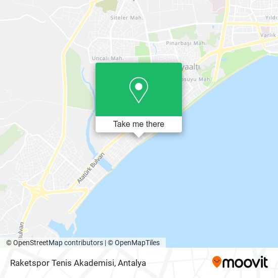 Raketspor Tenis Akademisi map