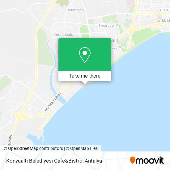 Konyaaltı Belediyesi Cafe&Bistro map