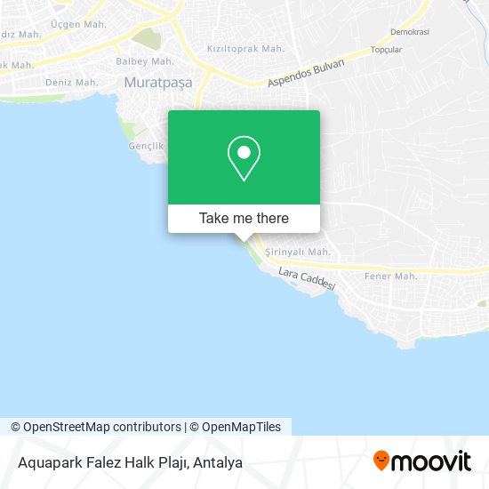 Aquapark Falez Halk Plajı map