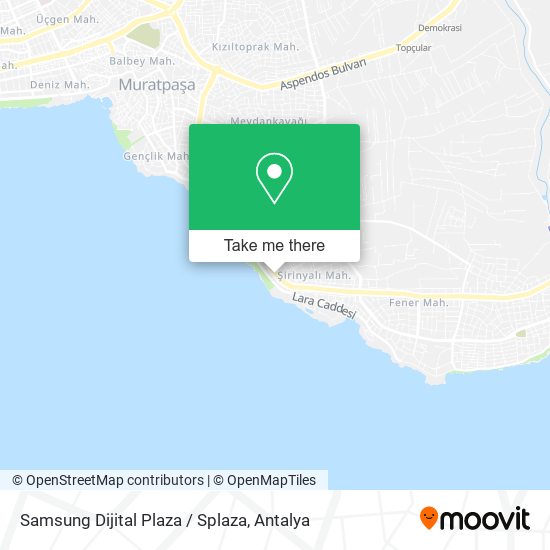 Samsung Dijital Plaza / Splaza map