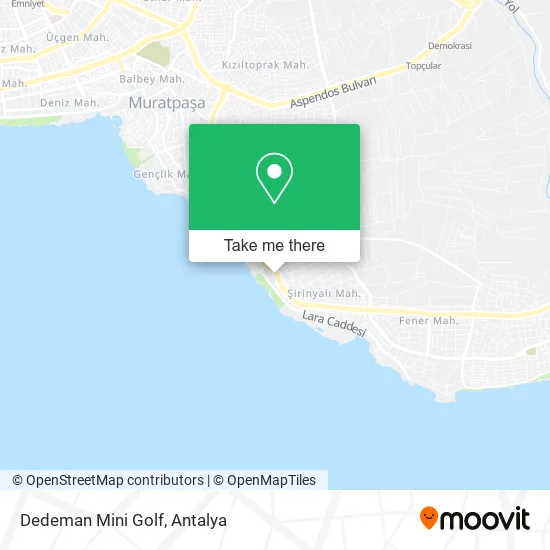 Dedeman Mini Golf map