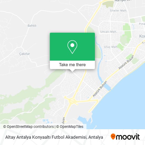 Altay Antalya Konyaaltı Futbol Akademisi map