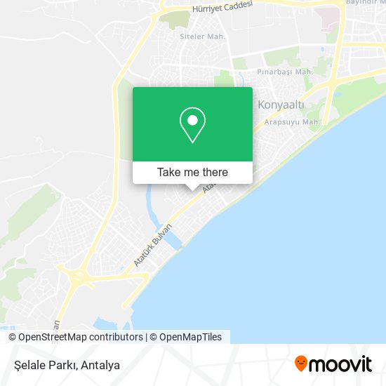 Şelale Parkı map