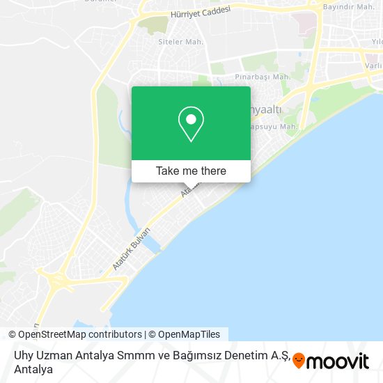 Uhy Uzman Antalya Smmm ve Bağımsız Denetim A.Ş map