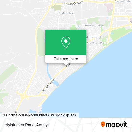 Yiyişkenler Parkı map