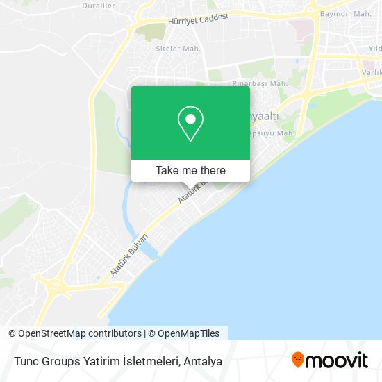 Tunc Groups Yatirim İsletmeleri map
