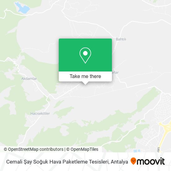 Cemali Şay Soğuk Hava Paketleme Tesisleri map