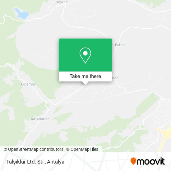 Talşıklar Ltd. Şti. map