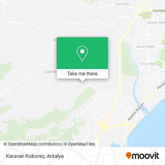 Karavan Kokoreç map