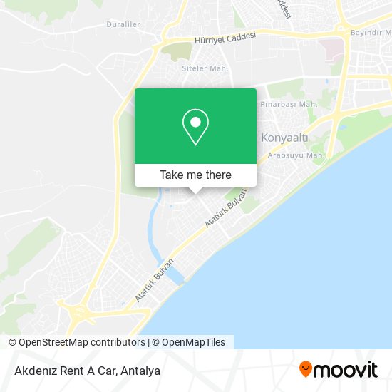 Akdenız Rent A Car map