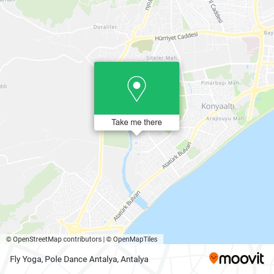 Fly Yoga, Pole Dance Antalya map